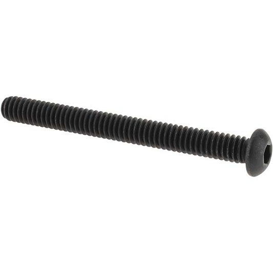 Value Collection A997064 Button Socket Cap Screw 1/4-20 x 2-1/2, Alloy Steel, Black Oxide Coated