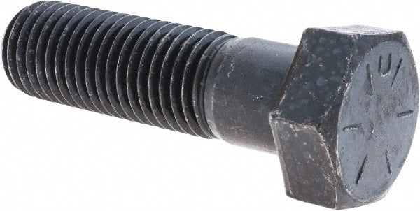 Value Collection 99220 Hex Head Cap Screw 1-8 x 3-1/2", Grade 8 Steel, Uncoated