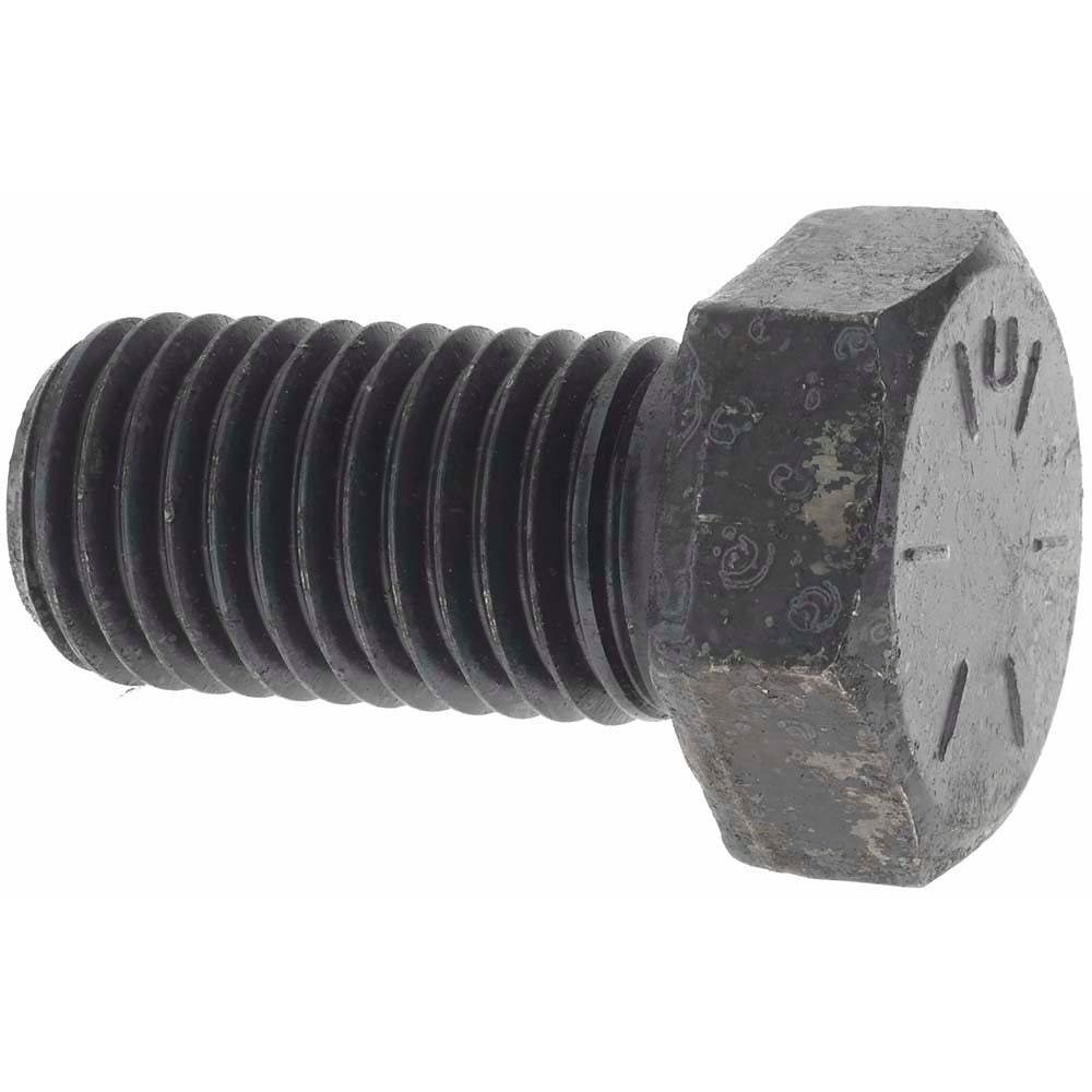 Value Collection 99216 Hex Head Cap Screw 1-8 x 2", Grade 8 Steel, Uncoated