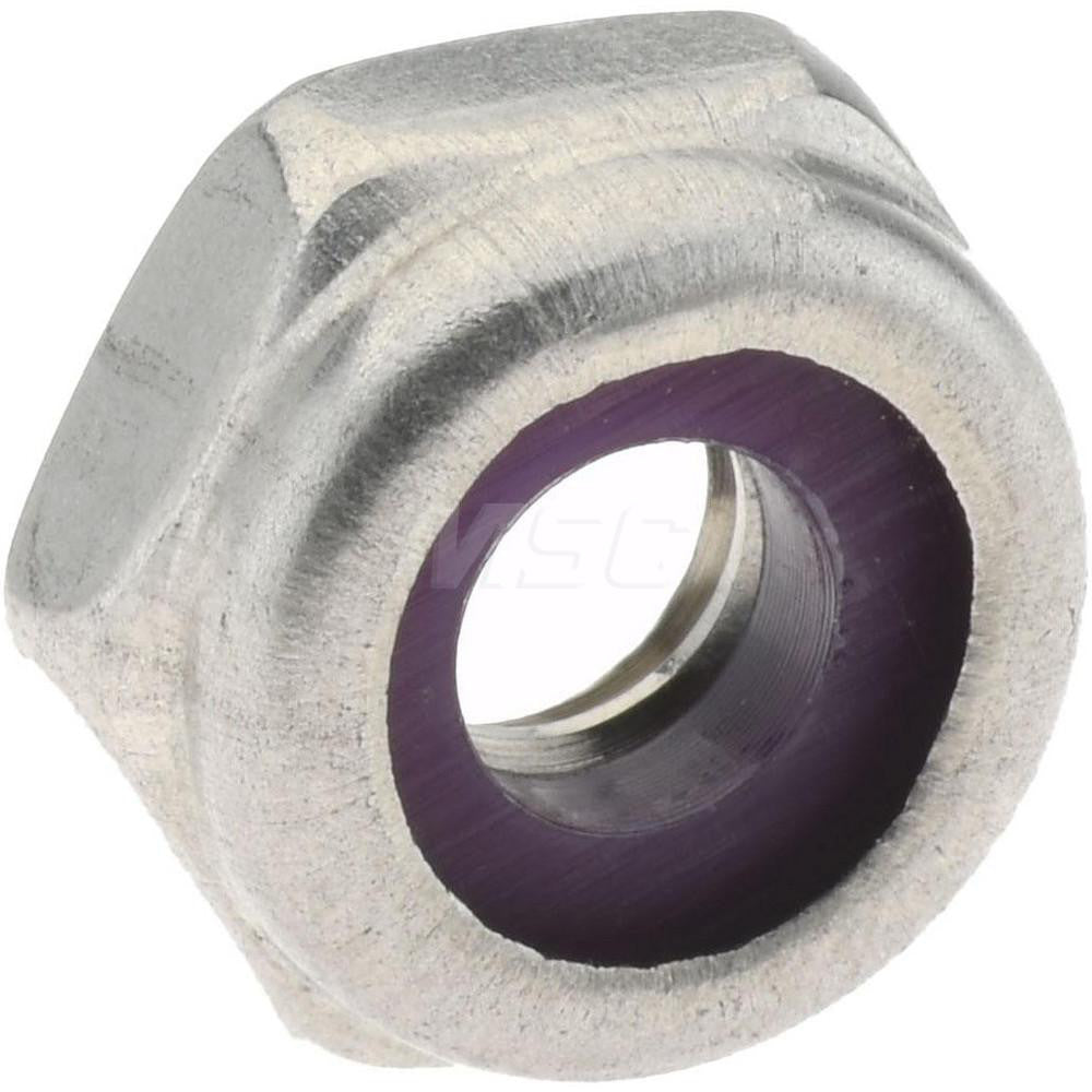 Value Collection 94003 Hex Lock Nut Insert, Nylon Insert, Grade 18-8 Stainless Steel, Uncoated