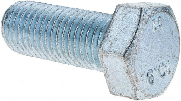 Value Collection 44632 Hex Head Cap Screw M20 x 2.50 x 50 mm, Grade 10.9 Steel, Zinc-Plated