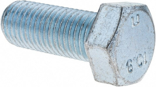 Value Collection 44632 Hex Head Cap Screw M20 x 2.50 x 50 mm, Grade 10.9 Steel, Zinc-Plated