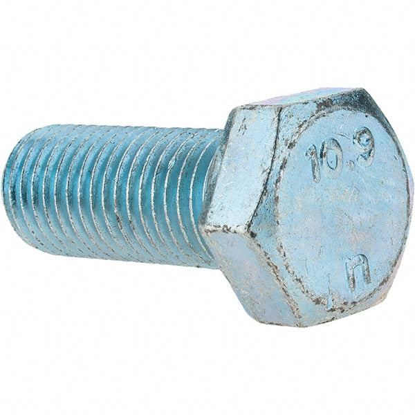 Value Collection 44568 Hex Head Cap Screw M16 x 2.00 x 40 mm, Grade 10.9 Steel, Zinc-Plated