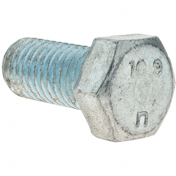 Value Collection 44519 Hex Head Cap Screw M14 x 2.00 x 30 mm, Grade 10.9 Steel, Zinc-Plated