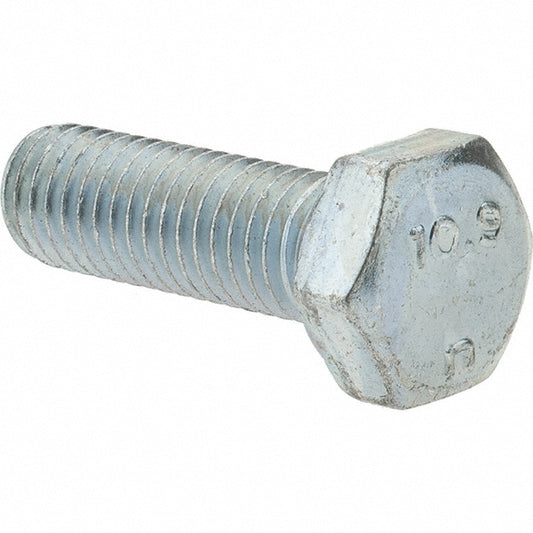 Value Collection 44480 Hex Head Cap Screw M10 x 1.50 x 30 mm, Grade 10.9 Steel, Zinc-Plated