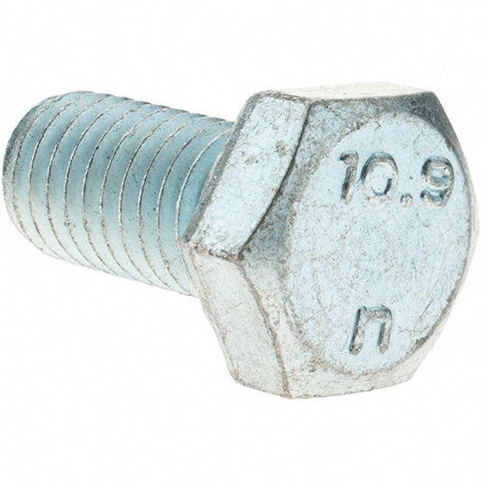 Value Collection 44476 Hex Head Cap Screw M10 x 1.50 x 20 mm, Grade 10.9 Steel, Zinc-Plated