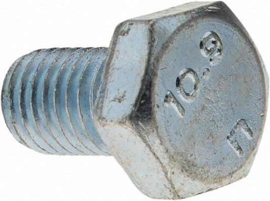 Value Collection 44475 Hex Head Cap Screw M10 x 1.50 x 16 mm, Grade 10.9 Steel, Zinc-Plated