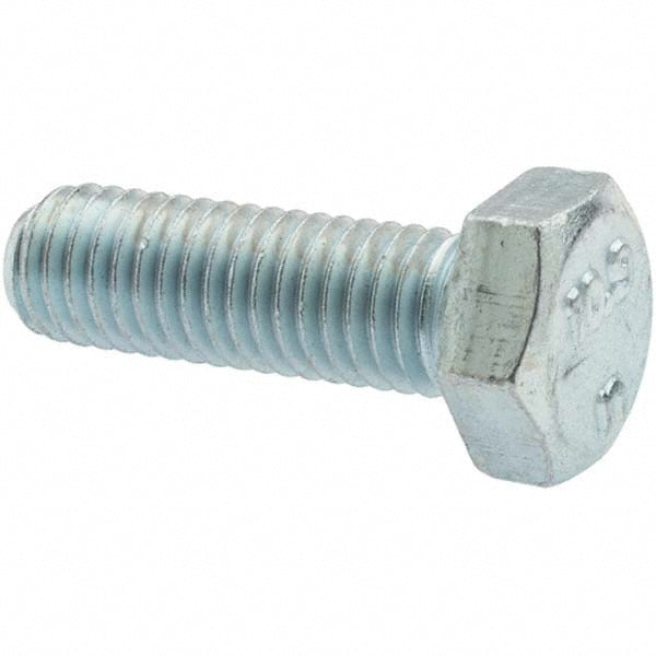 Value Collection 44456 Hex Head Cap Screw M8 x 1.25 x 25 mm, Grade 10.9 Steel, Zinc-Plated