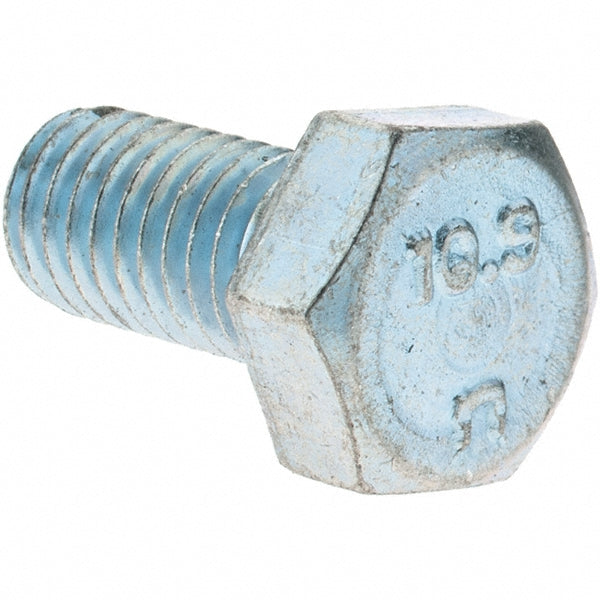 Value Collection 44452 Hex Head Cap Screw M8 x 1.25 x 16 mm, Grade 10.9 Steel, Zinc-Plated