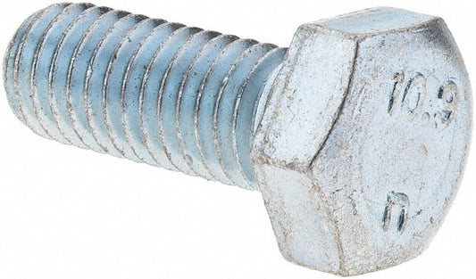 Value Collection 44454 Hex Head Cap Screw M8 x 1.25 x 20 mm, Grade 10.9 Steel, Zinc-Plated