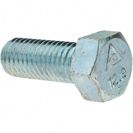 Value Collection 44091 Hex Head Cap Screw M12 x 1.75 x 30 mm, Grade 8.8 Steel, Zinc-Plated