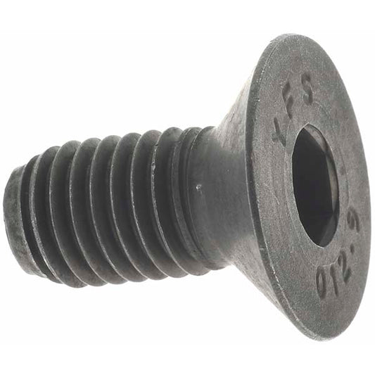 Value Collection 43176 Flat Socket Cap Screw M12x1.75, 12.9 Alloy Steel, Black Oxide Finish