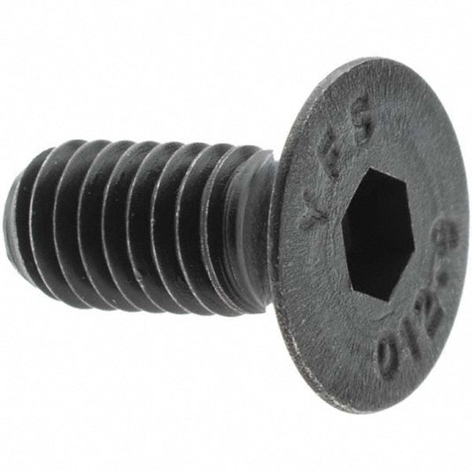 Value Collection -43145-1 Flat Socket Cap Screw M6x1, 12.9 Alloy Steel, Black Oxide Finish