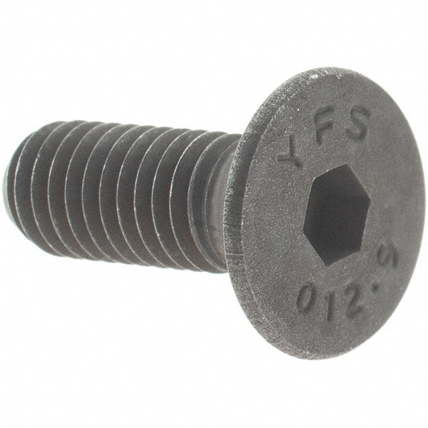 Value Collection -43137-1 Flat Socket Cap Screw M5x0.8, 12.9 Alloy Steel, Black Oxide Finish