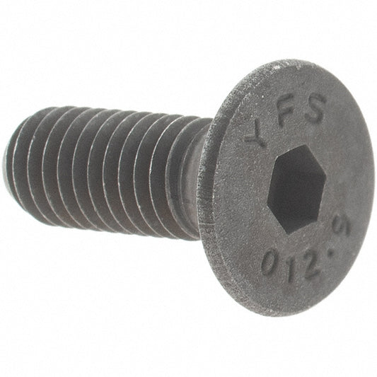 Value Collection -43137-1 Flat Socket Cap Screw M5x0.8, 12.9 Alloy Steel, Black Oxide Finish