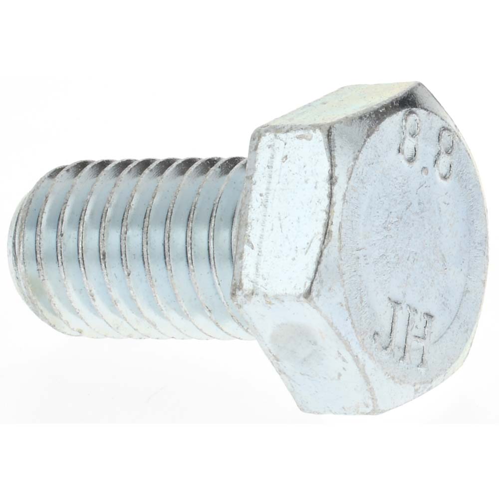Value Collection 42134 Hex Head Cap Screw M14 x 2.00 x 25 mm, Grade 8.8 Steel, Zinc-Plated