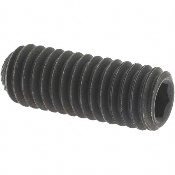 Value Collection 40543 Set Screw 3/8-16 x 1", Knurled Cup Point, Alloy Steel, Grade 8