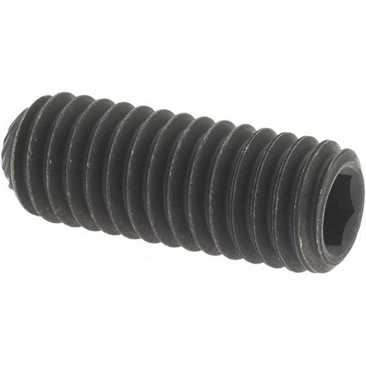 Value Collection 40543 Set Screw 3/8-16 x 1", Knurled Cup Point, Alloy Steel, Grade 8