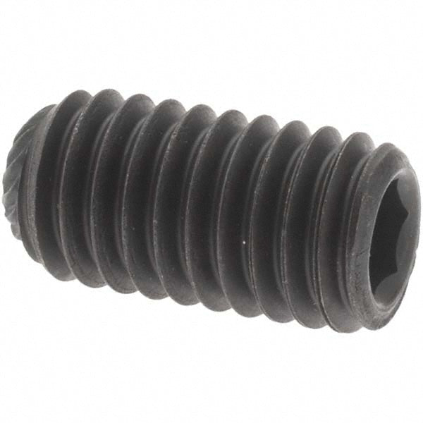 Value Collection 40542 Set Screw 3/8-16 x 3/4", Knurled Cup Point, Alloy Steel, Grade ASTM F912