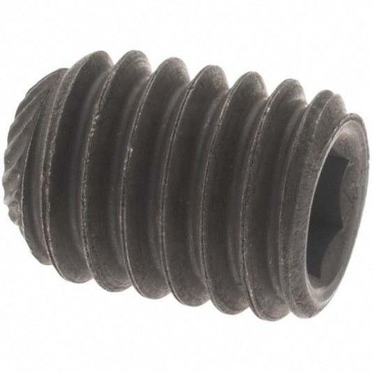 Value Collection 40541 Set Screw 3/8-16 x 1/2", Knurled Cup Point, Alloy Steel, Grade 8