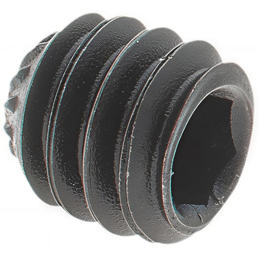 Value Collection 40520 Set Screw 1/4-20, 1/4" Overall Length, Knurled Cup Point, Alloy Steel, Grade 8
