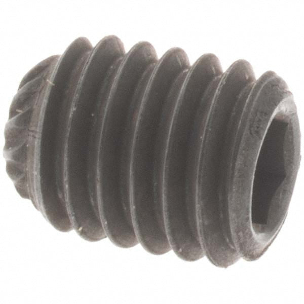 Value Collection 40516 Set Screw #10-32 x 1/4", Knurled Cup Point, Alloy Steel, Grade 8