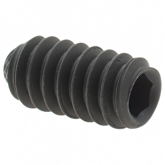 Value Collection 40512 Set Screw #10-32, 3/8" Overall Length, Knurled Cup Point, Alloy Steel, Grade 8