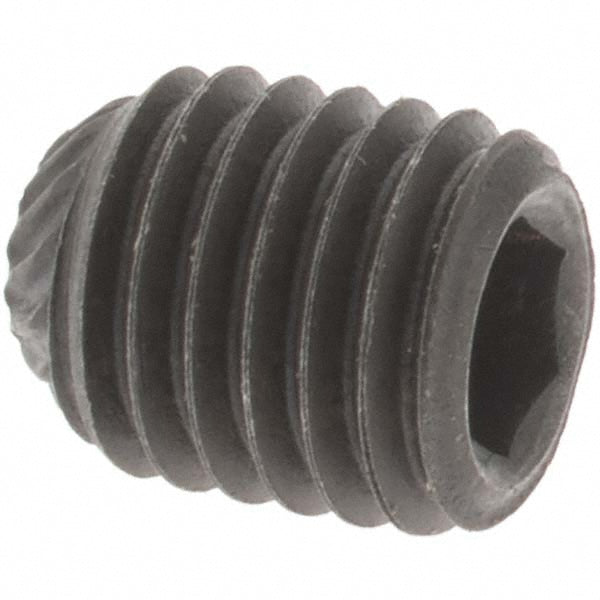 Value Collection 40526 Set Screw 1/4-28 x 5/16", Knurled Cup Point, Alloy Steel, Grade 8