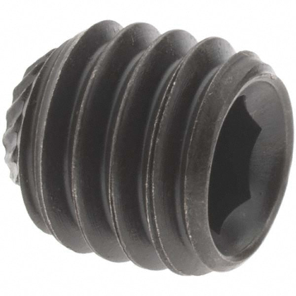 Value Collection 40540 Set Screw 3/8-16 x 3/8", Knurled Cup Point, Alloy Steel, Grade 8