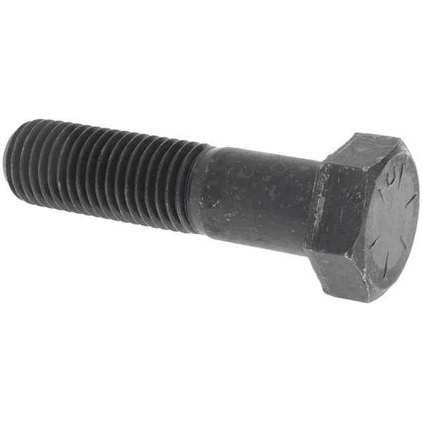 Value Collection 99221 Hex Head Cap Screw 1-8 x 4", Grade 8 Steel, Uncoated