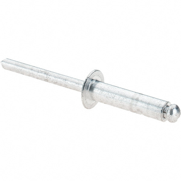 Value Collection C88117 Open End Blind Rivet Size 812, Dome Head, Aluminum Body, Aluminum Mandrel