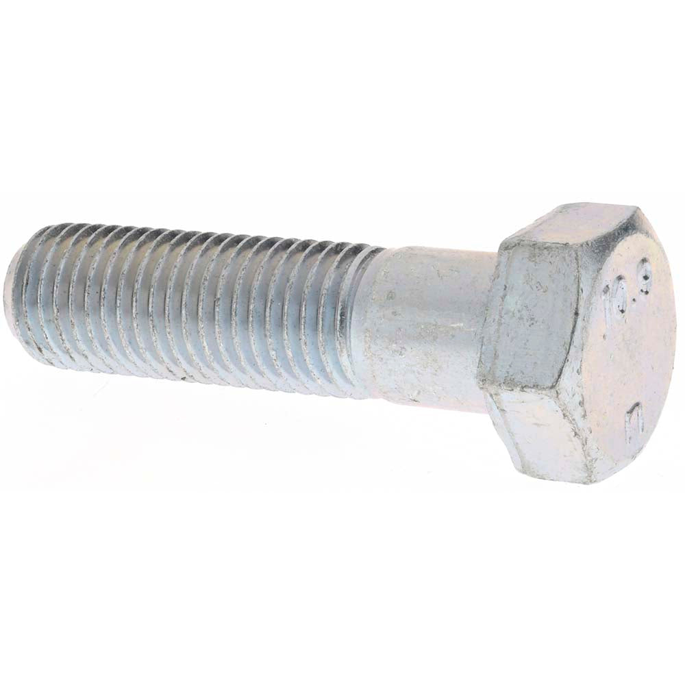 Value Collection C90482 Hex Head Cap Screw M20 x 2.50 x 75 mm, Grade 10.9 Steel, Zinc-Plated
