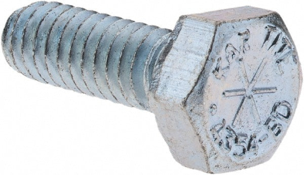 Value Collection KP44001 Hex Head Cap Screw 1/4-20 x 3/4", Grade 8 Steel, Zinc-Plated