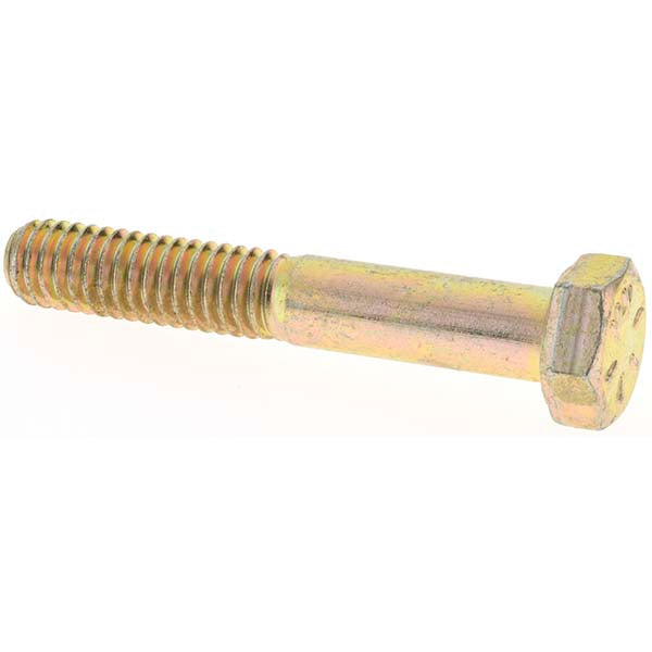 Value Collection MP39033 Hex Head Cap Screw 5/16-18 x 2", Grade 8 Steel, Zinc Yellow Dichromate Finish