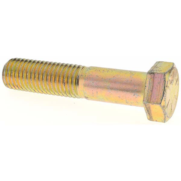 Value Collection MP39178 Hex Head Cap Screw 3/4-10 x 3-1/2", Grade 8 Steel, Zinc Yellow Dichromate Finish