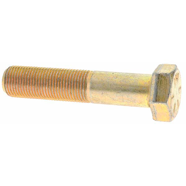Value Collection MP39453 Hex Head Cap Screw 5/8-18 x 3", Grade 8 Steel, Zinc Yellow Dichromate Finish