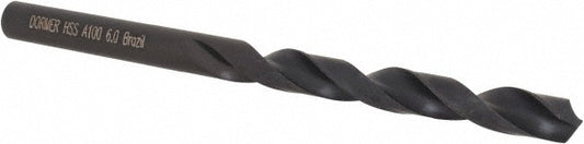 Dormer Pramet 5966769 Jobber Drill 6.00 mm Dia, 118 deg Point, High Speed Steel