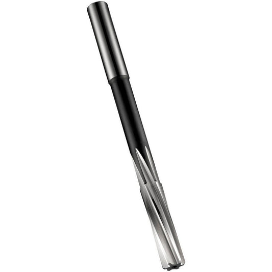 Dormer Pramet 5986903 Chucking Reamer 5 mm Dia, 86 mm OAL, 23 mm Flute Length, Spiral Flute, Straight-Cylindrical Shank, Cobalt Steel