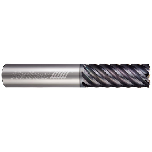 Helical Solutions 81829 Square End Mill 1/2" Dia, 1" LOC, 7 Flute, Solid Carbide