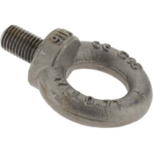 Value Collection B10782 Fixed Lifting Eye Bolt With Shoulder, M16 x 2.00 Thread, Grade 1015 Steel