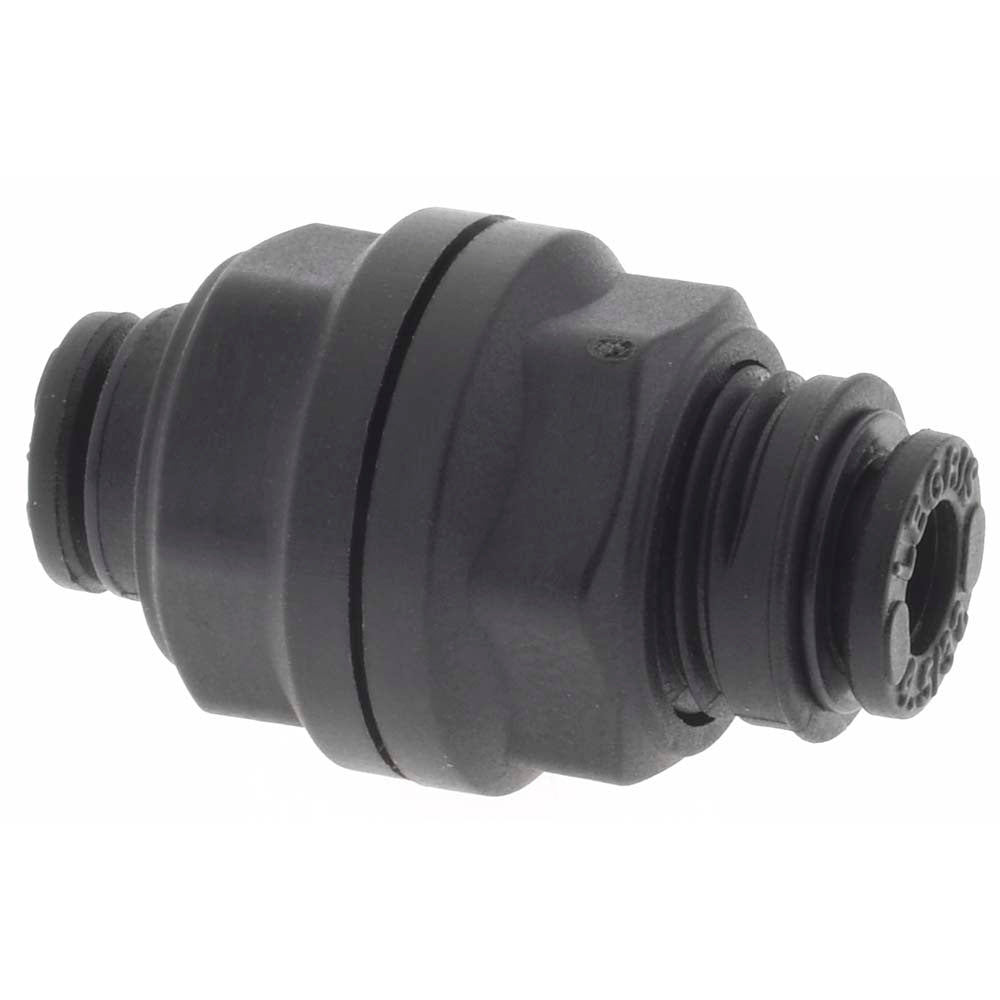 Parker KP23880 Push-To-Connect Tube to Tube Tube Fitting Bulkhead Union, 5/32" OD