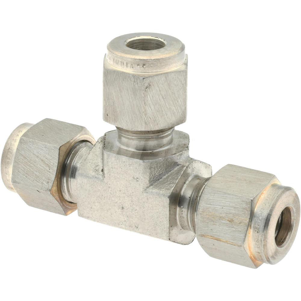 Brennan KP4286 Compression Tube Union 1/4" Thread, Compression x Compression x Compression