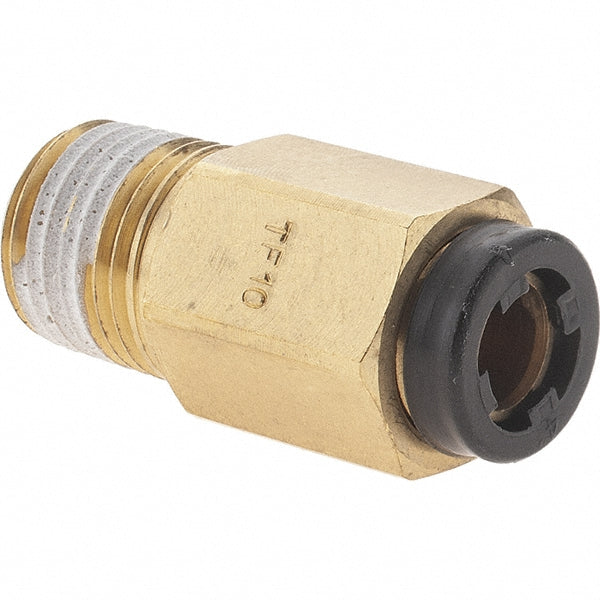 Parker BD-LG1014 Push-To-Connect Tube to Male & Tube to Male NPT Tube Fitting Male Connector, 1/8" Thread, 3/16" OD