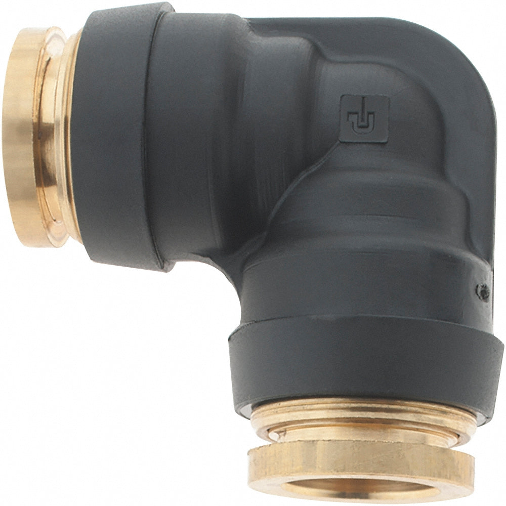 Parker PF-00052 Push-To-Connect Tube to Tube Tube Fitting Union Elbow, 1/2" OD