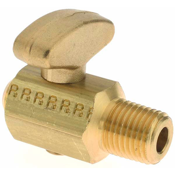 Parker W-15310- 1/4" Pipe, Male Pipe Drain Cock & Shutoff Valve