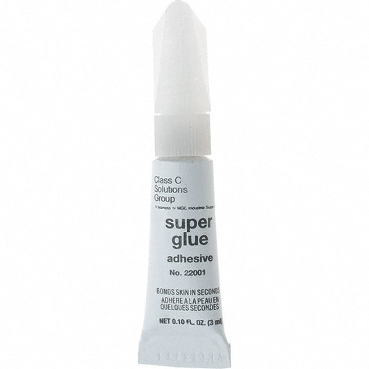 Barnes Distribution 22001 Adhesive Glue 0.1 oz Tube, Clear