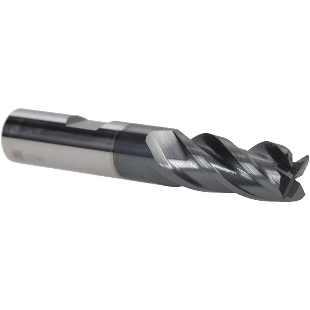 Iscar 5623092 Corner Radius End Mill 1/2" Dia, 1" LOC, 0.0230" Radius, 4 Flute, Solid Carbide