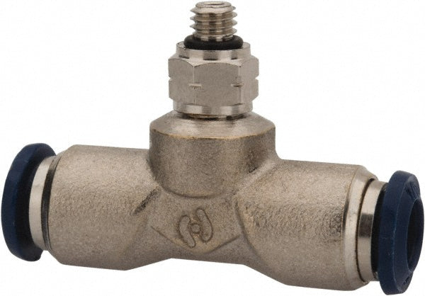 Pro-Source 2555714065PRO Push-To-Connect Tube to Universal Thread Tube Fitting #10-32 Thread, 1/4" OD