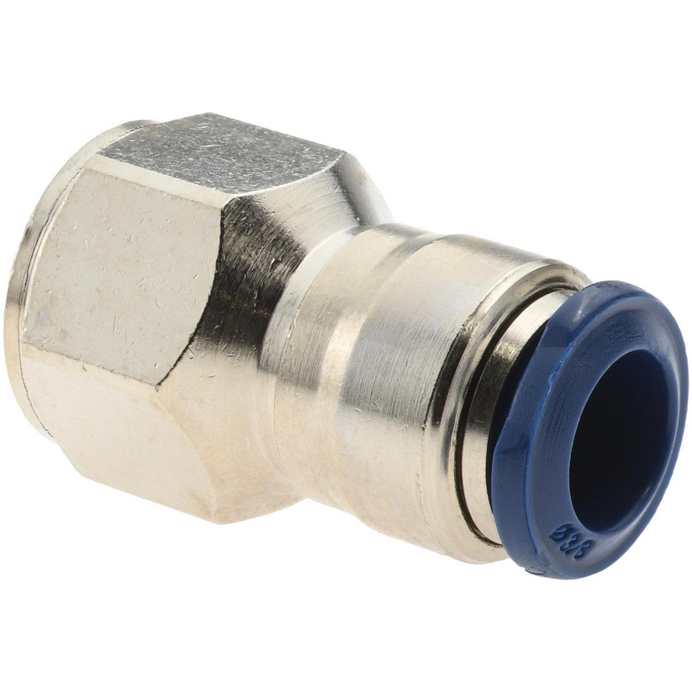 Pro-Source 2557538365PRO Push-To-Connect Tube to Female & Tube to Female NPT Tube Fitting 3/8" Thread, 3/8" OD