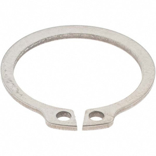 Rotor Clip DSH-22SG External Retaining Ring 21 mm Groove Dia, 22 mm Shaft Dia, 420 Stainless Steel, Phosphate Finish